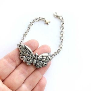 Butterfly bracelet Art Deco Moth bangle statement
